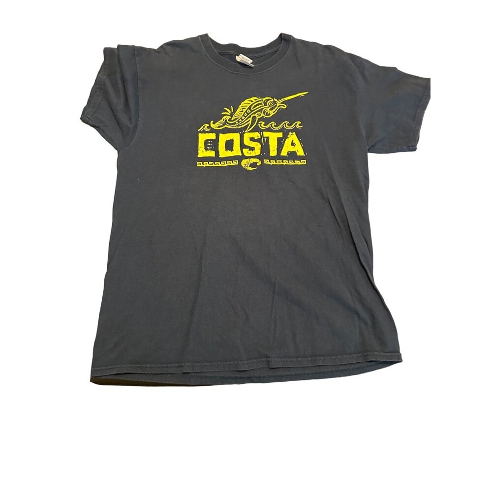 Authentic Costa Short Sleeve T-Shirt Pez Vela Blue Dusk Large